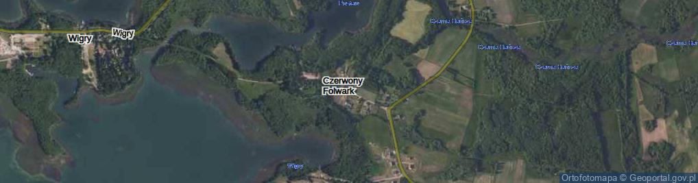 Zdjęcie satelitarne Czerwony Folwark ul.